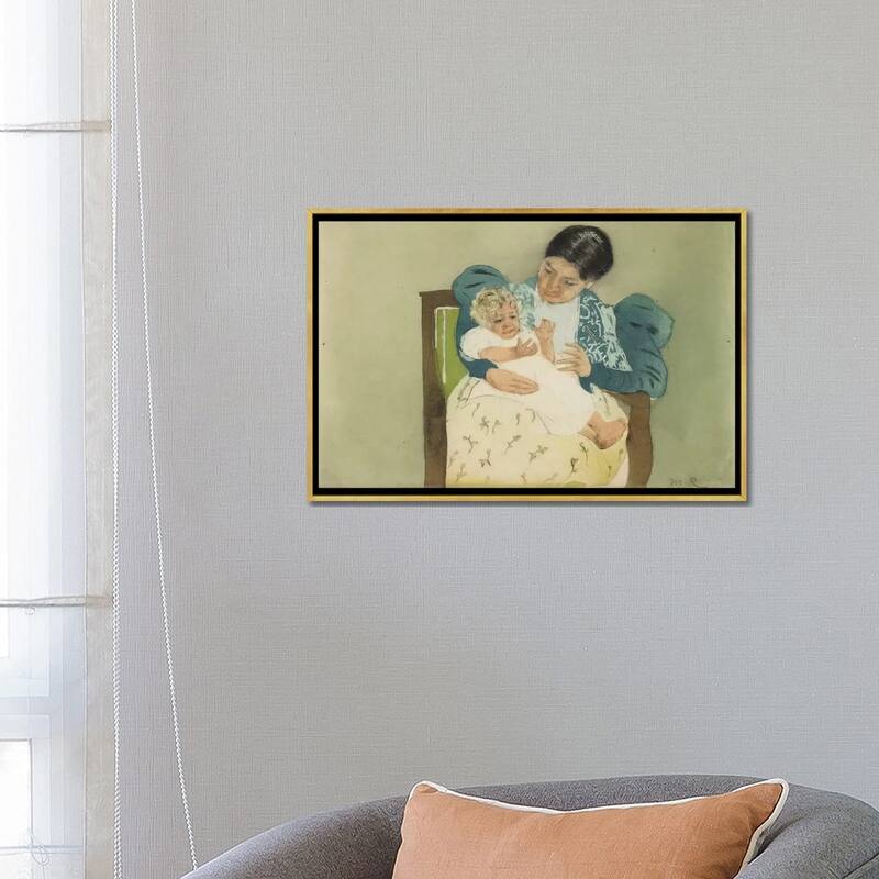 iCanvas "The Barefooted Child, C. 189697 (colour aquatint & drypoint